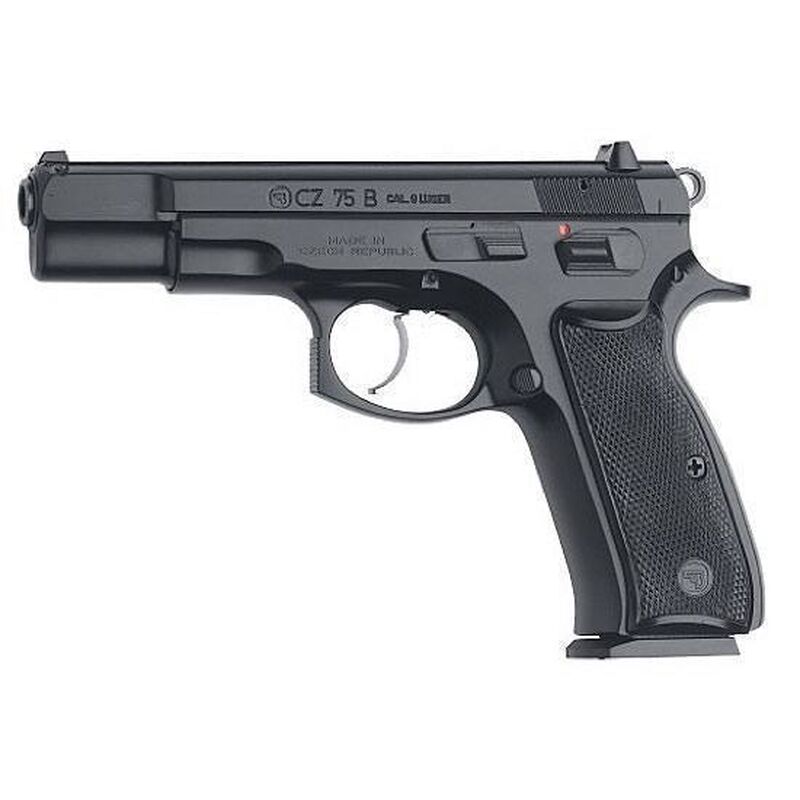 CZ 75 B Semi Auto Handgun 9mm Luger 4.6" Barrel 16 Rounds Fixed Sights ...