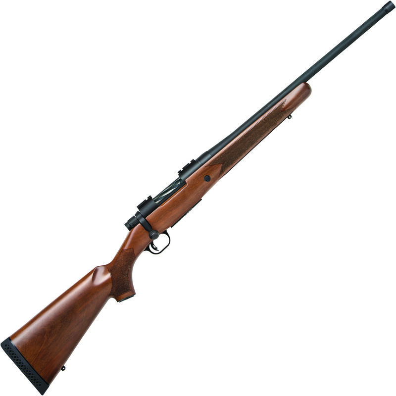 Mossberg Patriot Walnut .450 BM Bolt Action Rifle 20" Threaded Barrel 4 ...